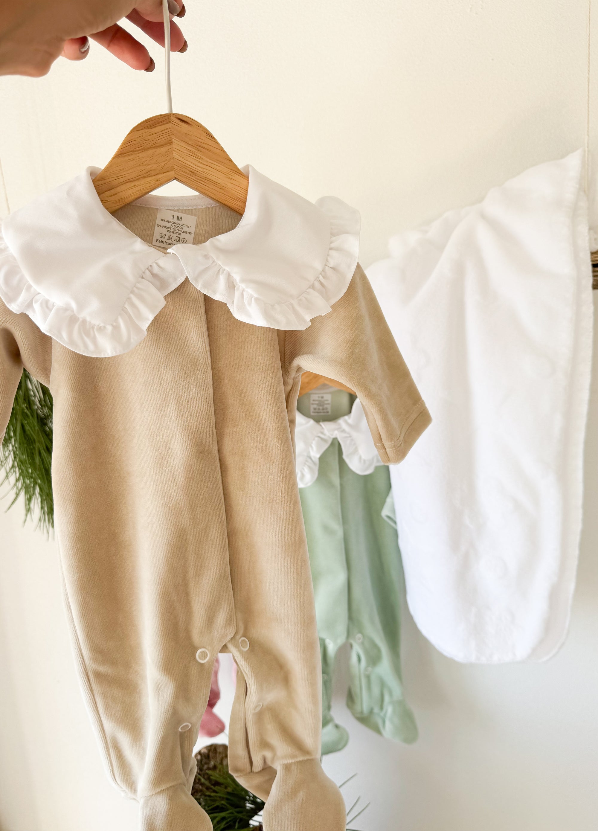 Babygrow Veludo Folho