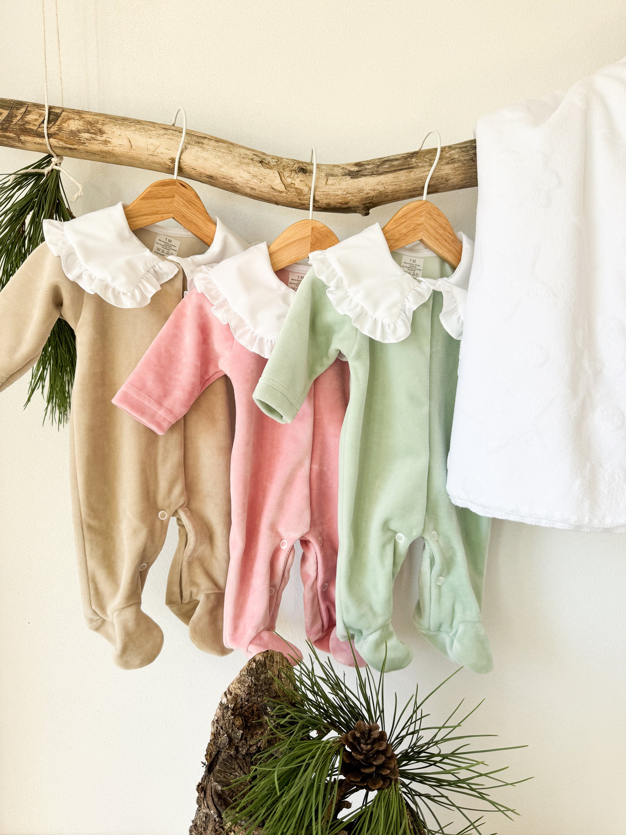 Babygrow Veludo Folho