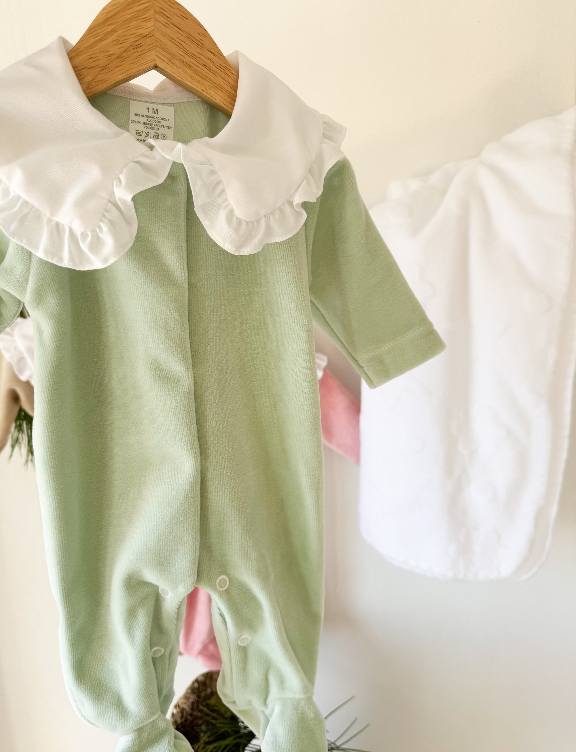 Babygrow Veludo Folho