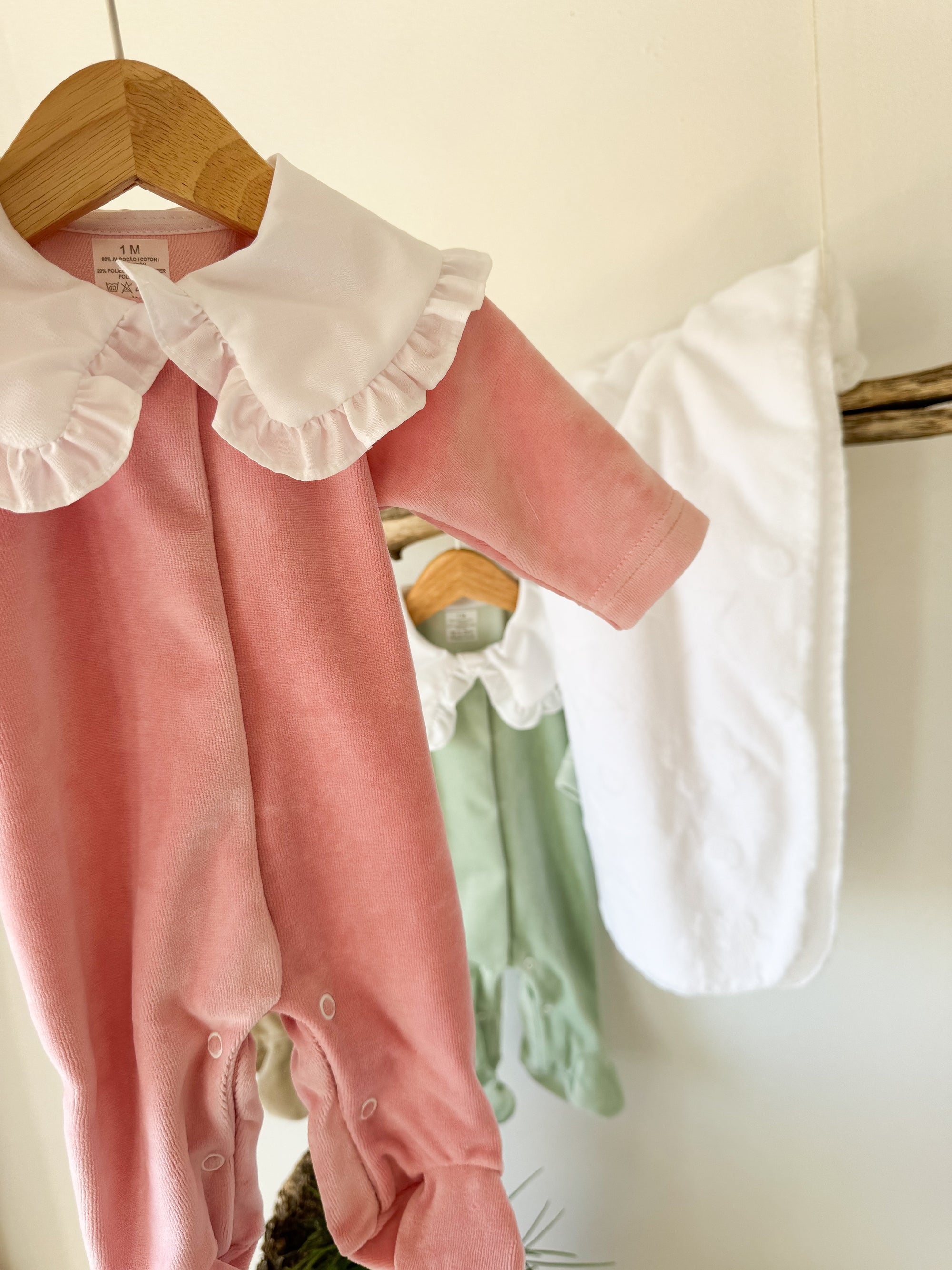 Babygrow Veludo Folho